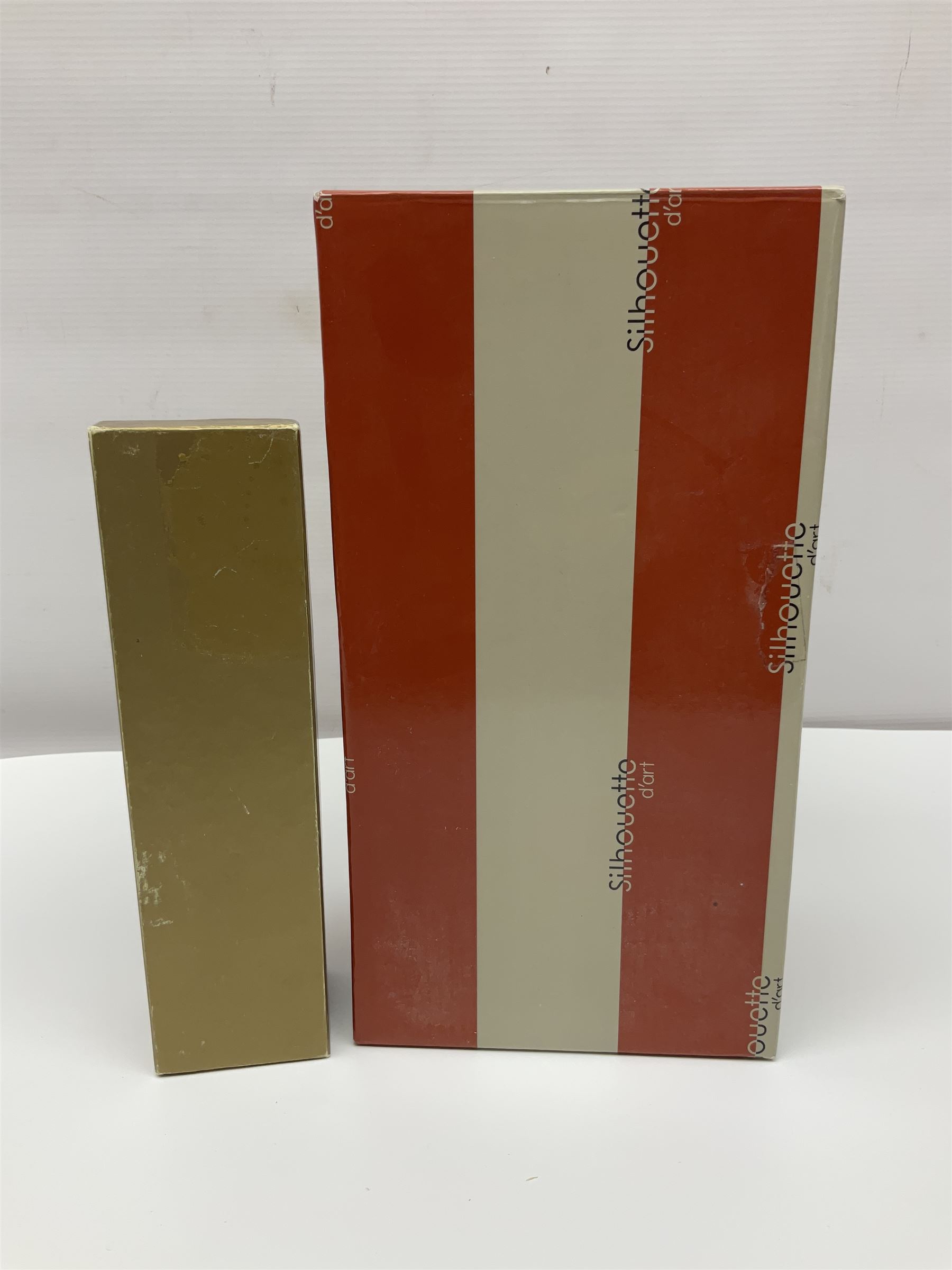 Dennis China Works vase with fluted rim together with three Cmielow figures and Beswick Silhouette vase of Girl with the Pearl earring, Beswick vase H22cm 