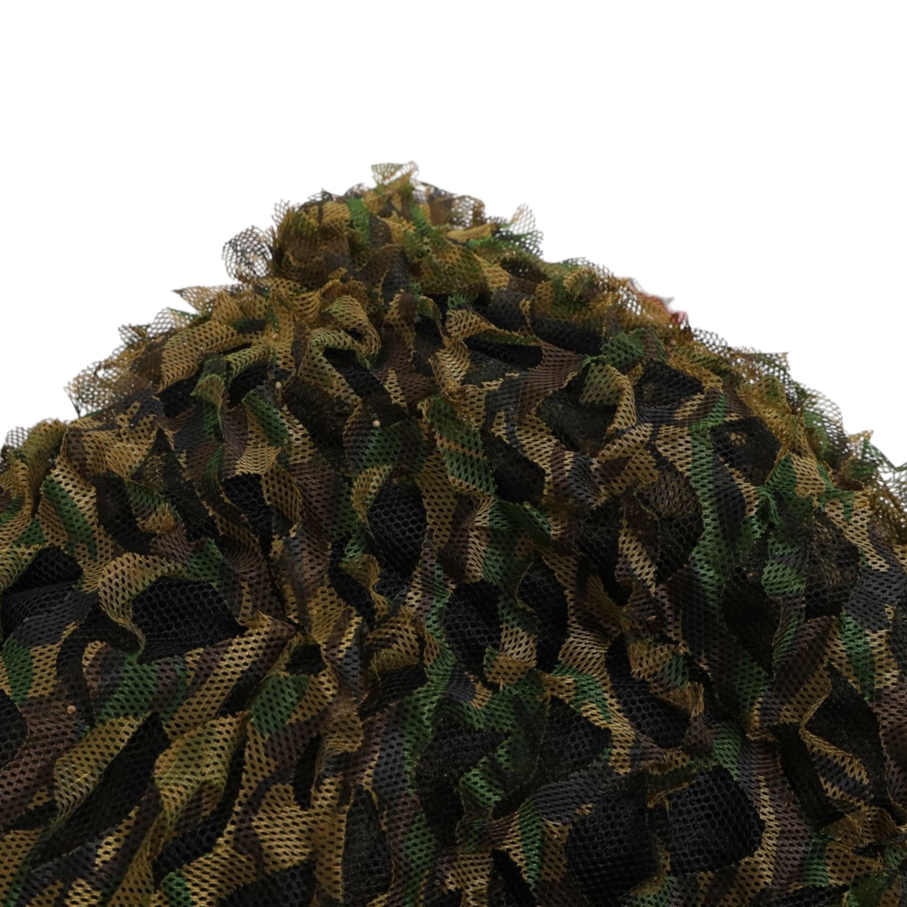 Camouflage bag filled with camouflage netting and Pigeon decoys