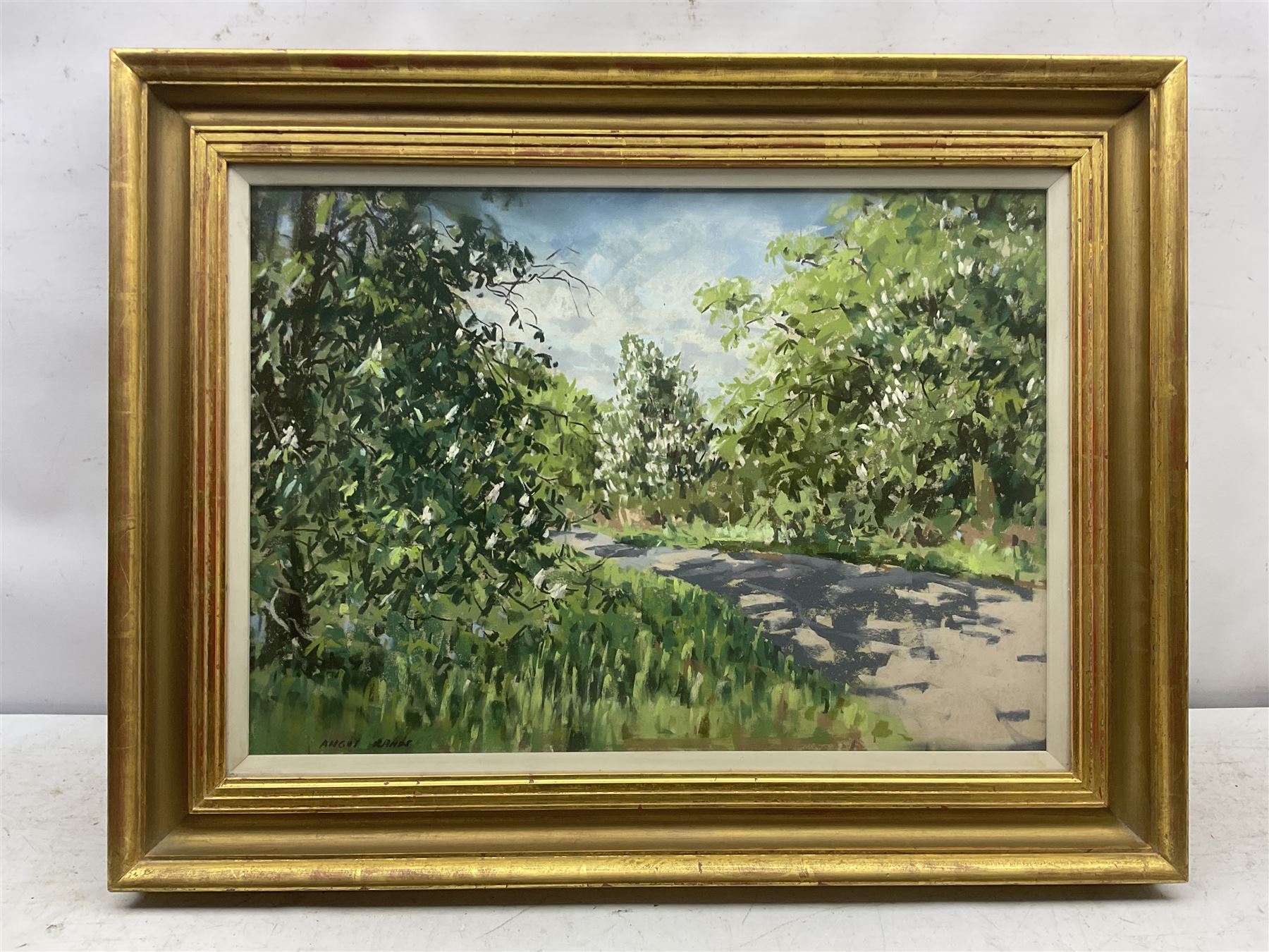 Angus Rands (British 1922-1985): 'Near Castle Howard', pastel signed, titled verso 40cm x 56cm