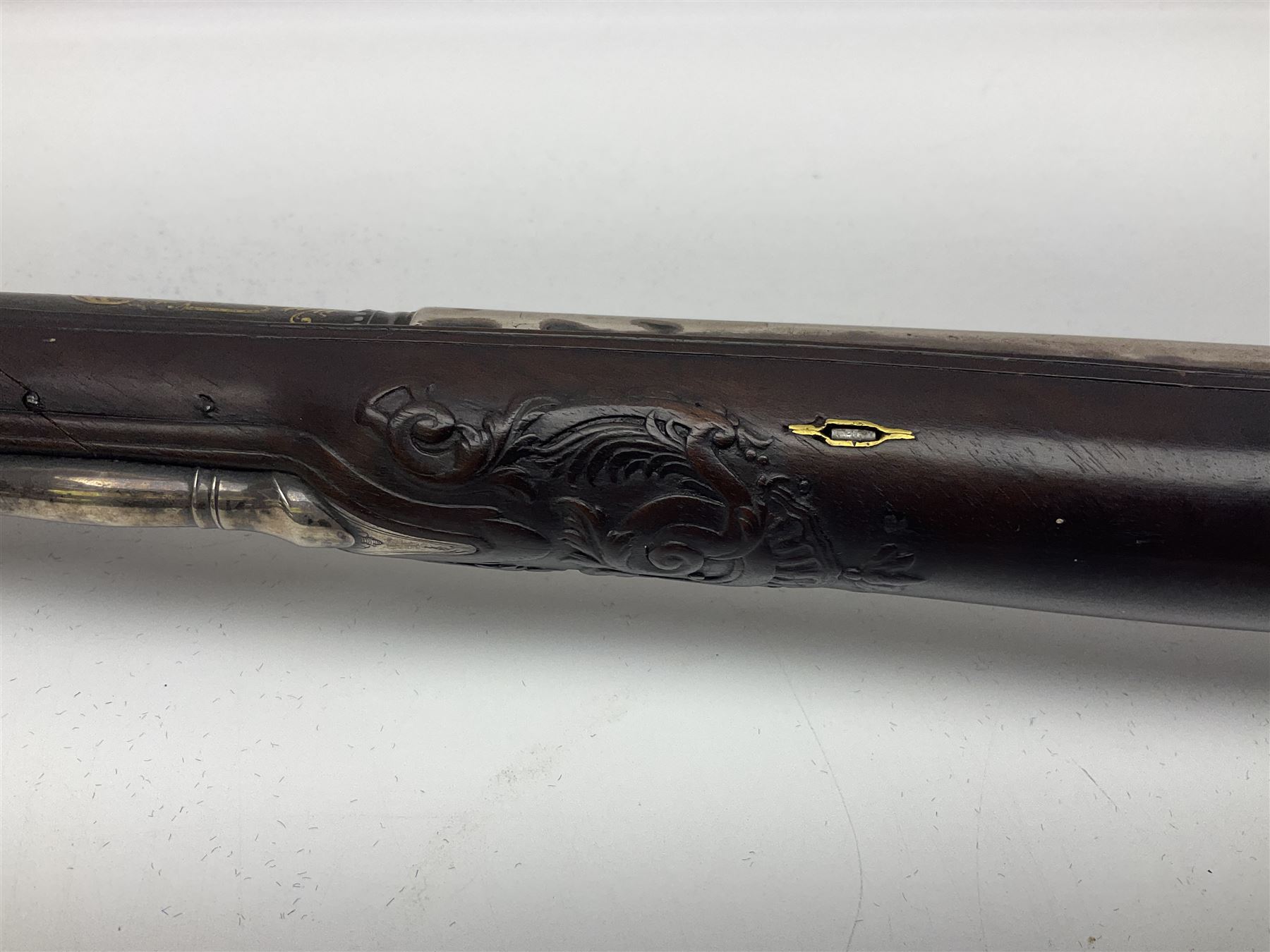 Very fine and extremely ornate high quality late 18th century French 16-bore flintlock sporting gun by J. Coignet Layne Paris, the 91.5cm(36