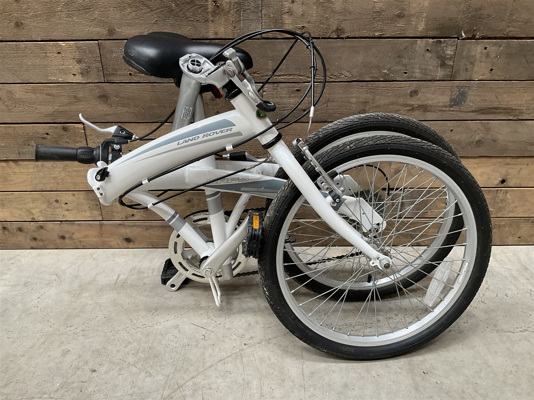 Land Rover folding bicycle, with case