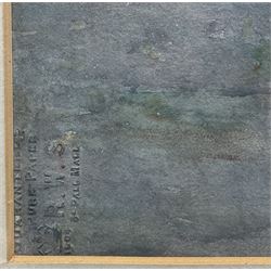 Joshua Anderson Hague (Manchester School 1850-1916): Haymaking in North Wales near Anglesey, watercolour signed, RWS stamp to paper 37cm x 55cm