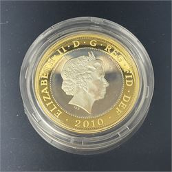 The Royal Mint United Kingdom 2010 ''Florence Nightingale' silver proof piedfort two pound coin, cased with certificate