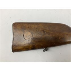 19th century Swedish Remington 8 by 58mm rolling block single action sporting rifle, dated 1888, with 82.5cm barrel marked with a Swedish crown and J.B. G.M., serial no.9775, L124cm FIREARMS CERTIFICATE REQUIRED OR RFD