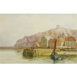  Tate Hill Pier Whitby, watercolour signed and dated with initials F.E.J. 1913, 29cm x 44cm  