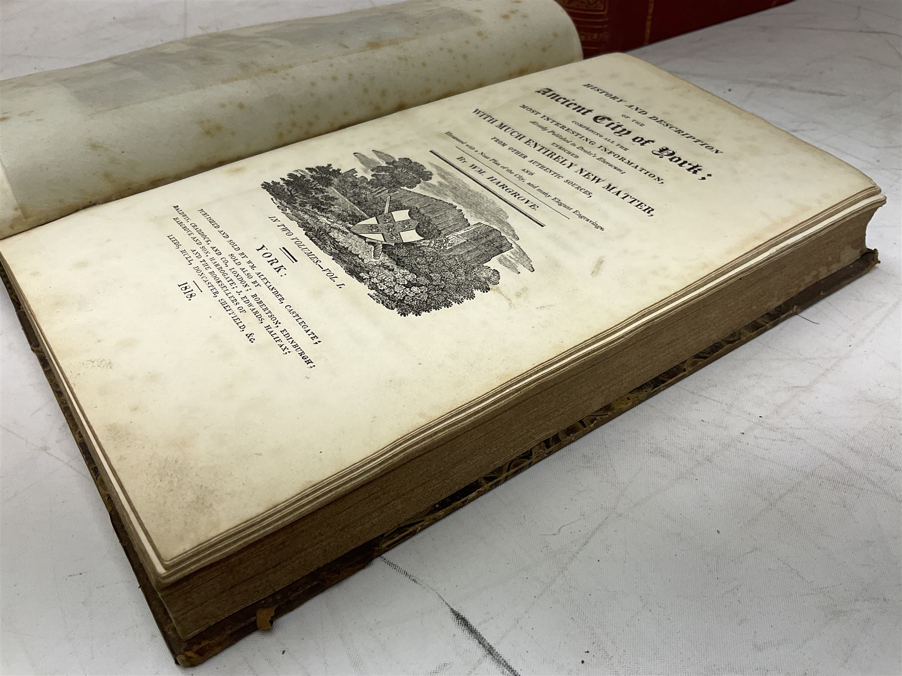 Hargrove WM; History and Description of the Ancient City of York in three volumes together with Fletcher JS; A Picturesque History of Yorkshire in six volumes