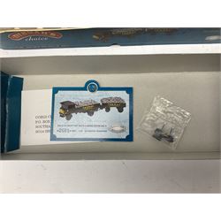 Five boxed Corgi die-cast models comprising ‘Dibnah’s Choice’ Sentinel Dropside wagon and Fowler B6 Crane Engine and Trailer, Albion Caledonian lorry, Texaco tanker and Wall’s AEC trailer