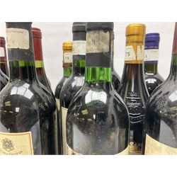 Mixed wine, including Roc de L'Espinas 2002, Cabernet Sauvignon, 2003 Merlot de Carsac, Castillo de Maluenda 1995 Calatayud etc, various content and proof (14)