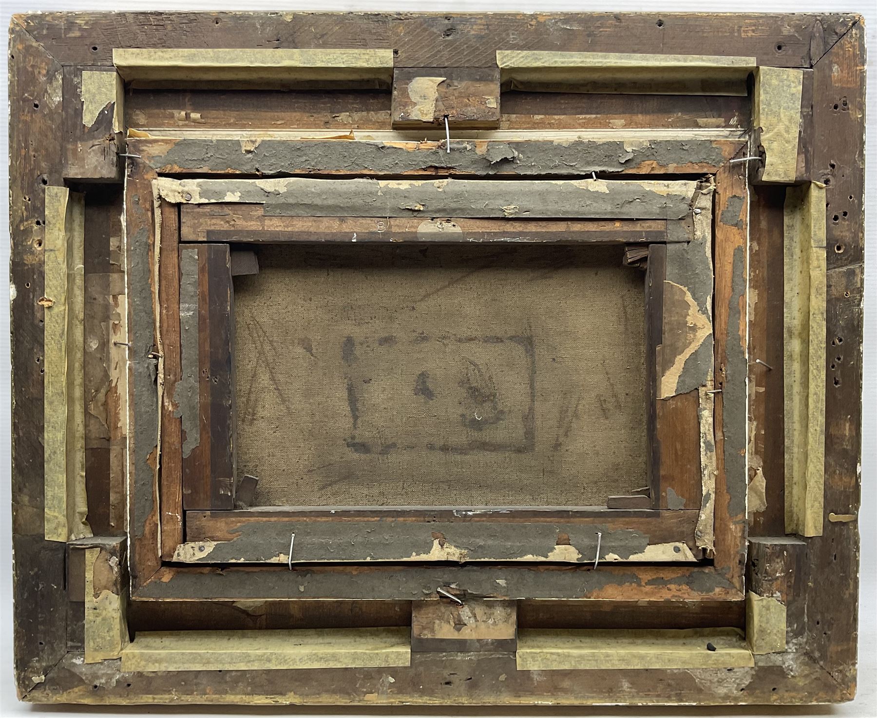 Andrew Douglas RSA (Scottish 1870-1935): Milking Time, oil on canvas signed 'André Douglas' and dated 1902, 26cm x 37cm