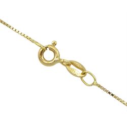 18ct gold Arabic necklace, stamped 750