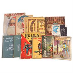Collection of late 19th century/early 20th century picture books, titles including The Nig...