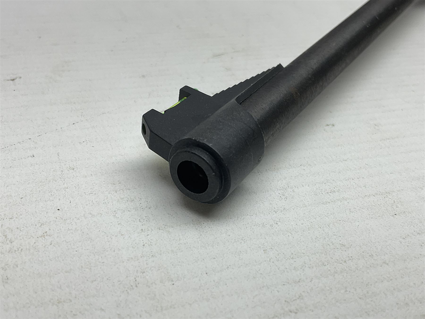 Crosman Model 2250B .22 cal. CO2 rifle, with PAO red dot sight and skeleton stock, serial no.221B76447, L77.5cm overall  NB: AGE RESTRICTIONS APPLY TO THE PURCHASE OF AIR WEAPONS.