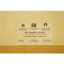 George Stainton (British fl.1860-1890): 'Fishing Boats of Southend Pier', watercolour signed, titled on mount, Parker Gallery label verso 29cm x 45cm