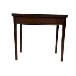 Mahogany rope twist jardiniere stand (H98cm); George III mahogany fold-over tea table (H75cm); occasional table with sectioned drawer (H72cm, W49cm, D37cm); upholstered stool (4)