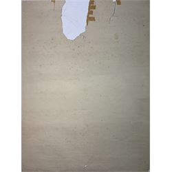 German Third Reich recruiting poster 'Die Abwehr', The Defence the enemy attack brakes down due to the tough defense of the Infantry, H56cm, W41cm 