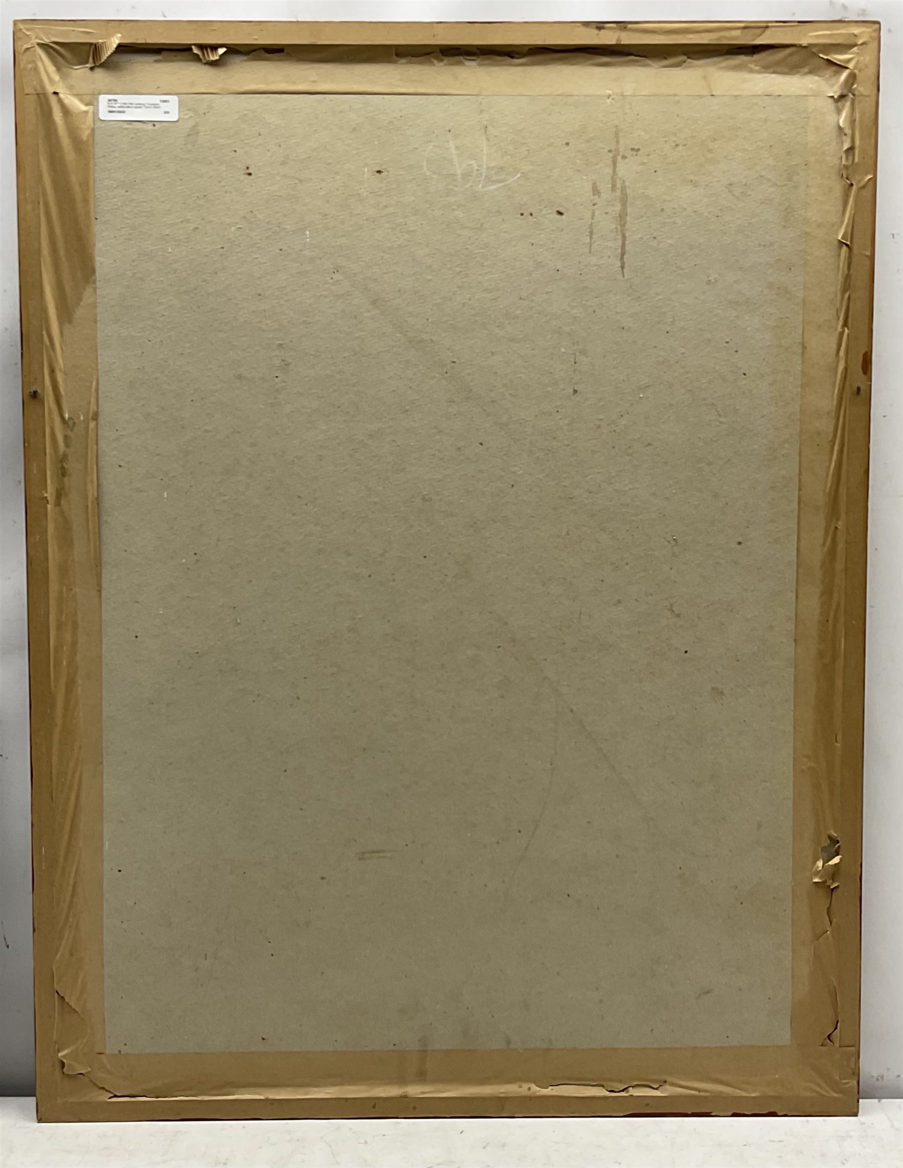 H W B*** (18th/19th century): Fountains Abbey, watercolour signed 73cm x 55cm