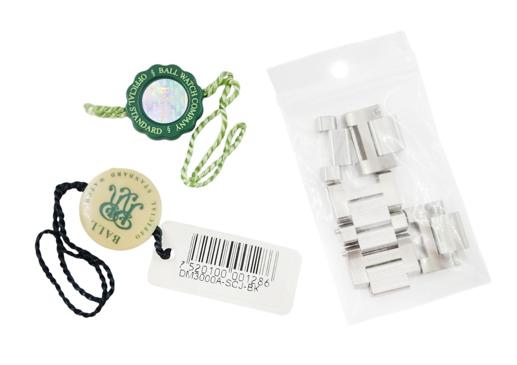 Ball Engineer Hydrocarbon Deepquest gentleman's titanium automatic chronometer wristwatch, Ref. DM3000A-SCJ-BK, black dial with baton hour markers, date aperture and unidirectional rotating bezel, on titanium and stainless steel bracelet, boxed with additional links and warranty certificate dated 2019