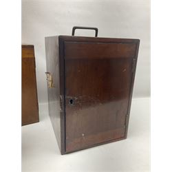 Two R & J Beck microscopes, no 22512 and no 25117, both in original wooden boxes 