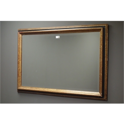  Rectangular bevel edges mirror in painted frame, W71cm, H101cm  