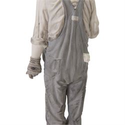 Pair of Spanish Algora Personajes Del Cine figures, modelled as Stan Laurel and Oliver Hardy, with printed marks beneath, both with certificates of authenticity, H37cm