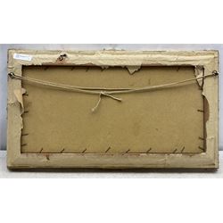 Elliot Haigh Marten (British 1866-1953): Highland Landscape with Sheep, watercolour signed 24cm x 52cm 