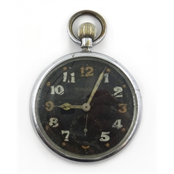  Jaeger-le-coultre WWII military pocket watch arrow mark GSTP 241447  