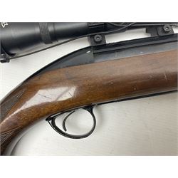 BSA .22 air rifle with under-lever action, the 51cm (20