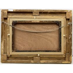 John Syer Jnr. (British 1846-1913): Sail and Steam Boats off Tynemouth Priory, oil on canvas laid on to panel signed and dated '77, 40cm x 60cm