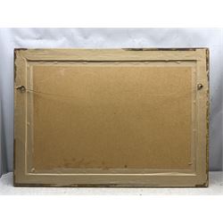 After William Bevan (Engraver - British 19th Century): 'South-West View of the Bay of Hartlepool and the Hartlepools', 19th century coloured lithograph 39cm x 72cm 