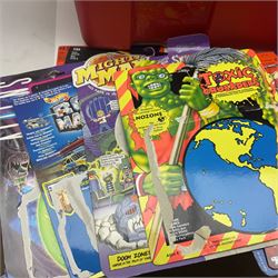 Collection of 1990s toys, including Biker Mice from Mars, Teenage Mutant Ninja Turtles, Thunderbirds etc in three boxes 