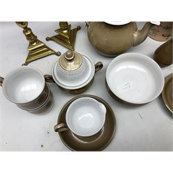 Denby tea wares, to include teapot, milk jug, covered sucrier, six cups etc, together with other collectables   