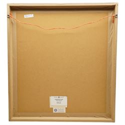 Andrew Butler (British 20th century): 'Shouting', charcoal on paper attributed titled and dated 1992 on label verso 40cm x 36cm
