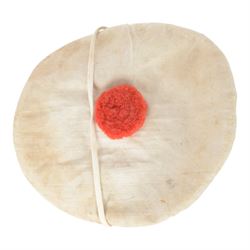 WWII French Navy Bachi, FFL cap with summer whites cover and scarce Cuirasse Bretagne, cap tally, dated 1944 on liner band
The Cuirasse Bretagne French battleship was sank by the British Navy 
