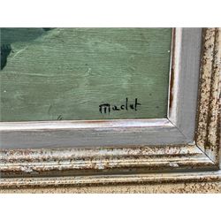 Élisée Maclet (French 1881-1962): Fishing Boats in 'Concarneau' Harbour, oil on board signed 45cm x 54cm