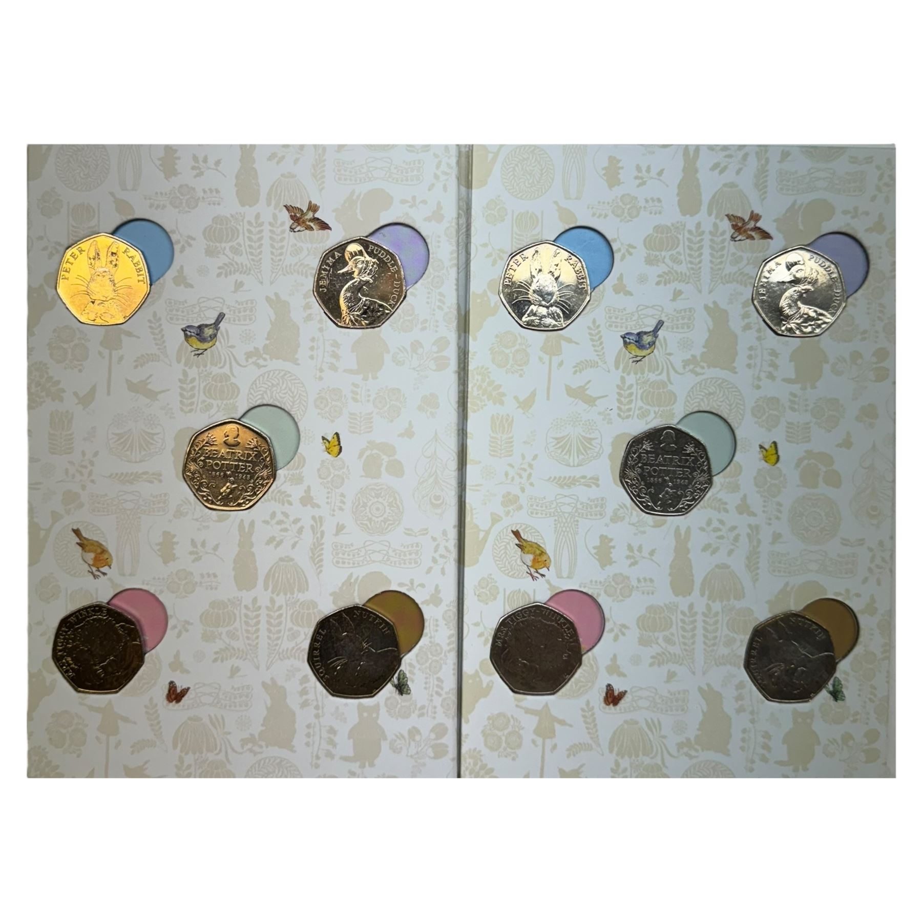 Mostly Commemorative Queen Elizabeth II coins, including various brilliant uncirculated fifty pence pieces in packs, DateStamp capsules containing commemoratives with 2016 'Shakespeare' two pounds, 2016 'The First World War', 2016 'EIIR 90' five pounds etc