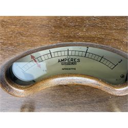 Admiralty Patt. 1640 Cell Tester by Muirhead & Co. Ltd. No.114993; in original teak case with inset carrying handle 17cm square H21cm