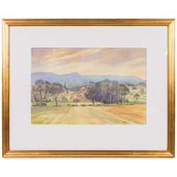 Alec Wright (British 1900-1981): Stokely Views and others, six watercolours variously signed and inscribed verso, approx 40cm x 30cm (6)
