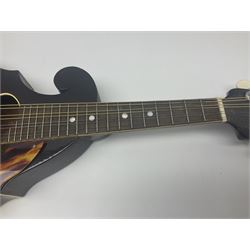 American Sterling T.B.C. Chicago eight-string mandolin with sunburst finish; bears maker's label; L63cm