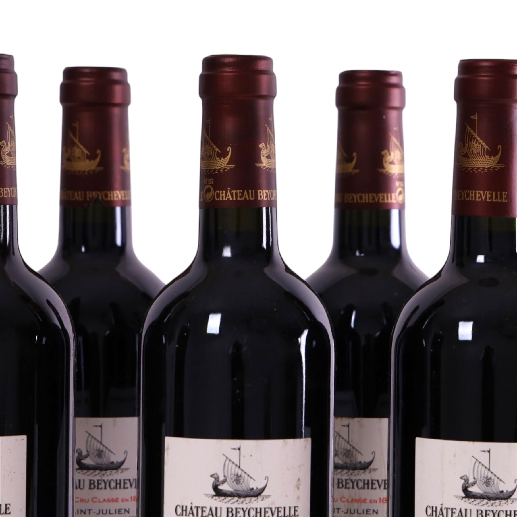 Chateau Beychevelle, 2006 Saint-Julien, five bottles 