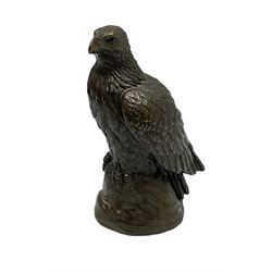 Bronzed figure of an eagle by Menton Manor