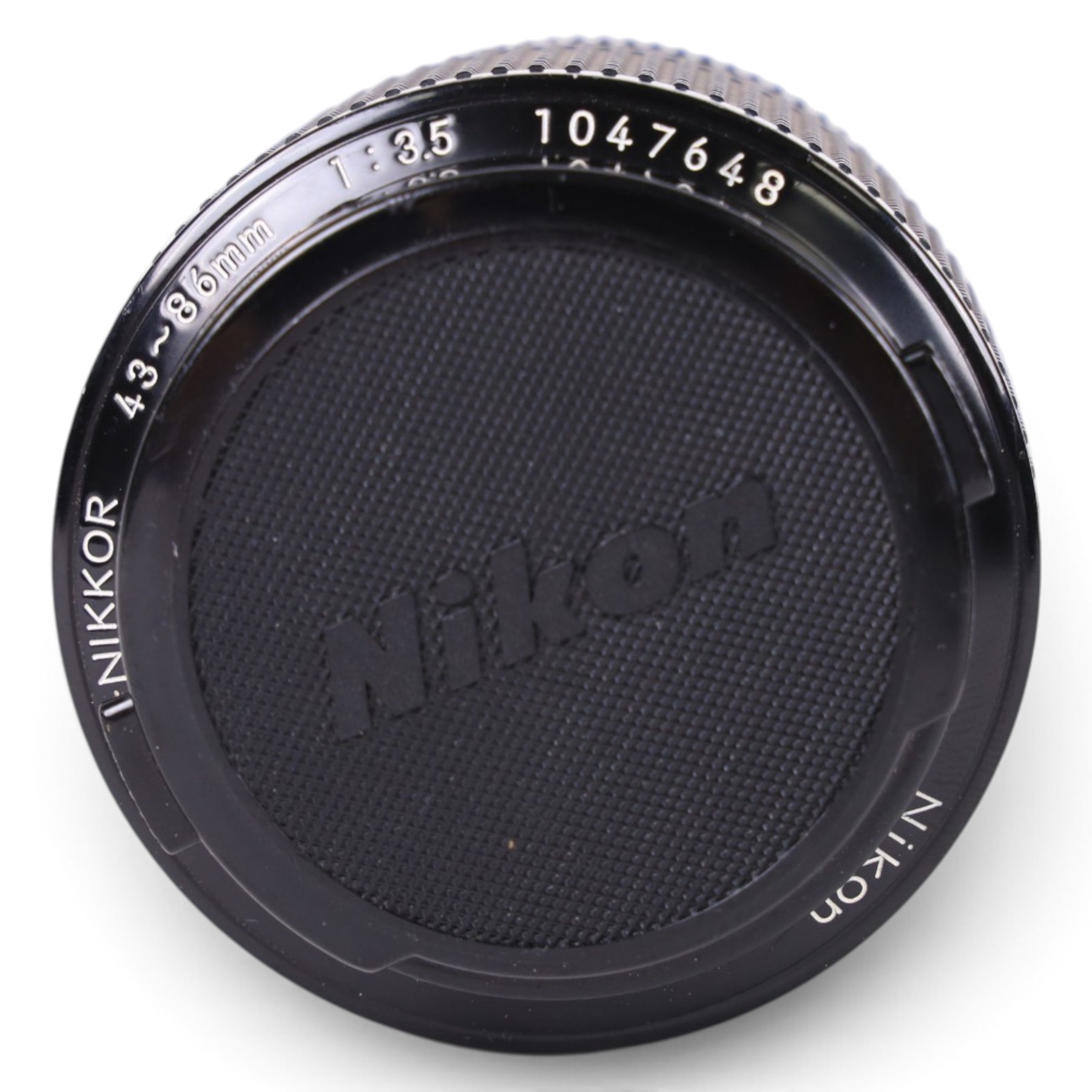 Two Nikkor lenses, comprising AF-S DX 12-24mm 1:4G ED serial no. 259461 and Zoom-Nikkor 43-86mm 1:35 zoom serial no. 1047648