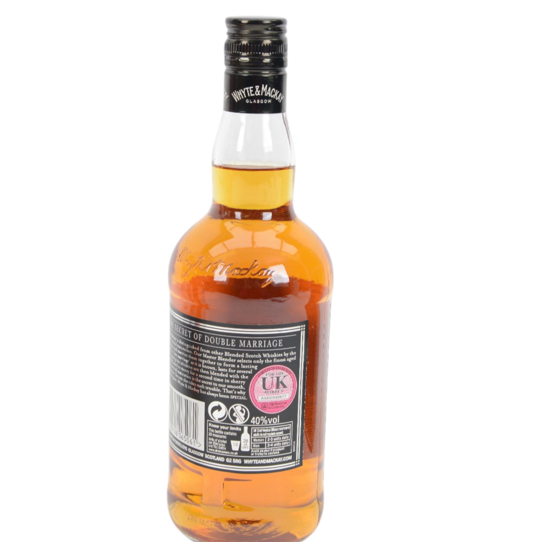 Whyte & Mackay 13 year old blended scotch whisky 70cl, 40% vol and Whyte & Mackay Glasgow special blended Scotch Whisky 70cl 40% vol, both in box 