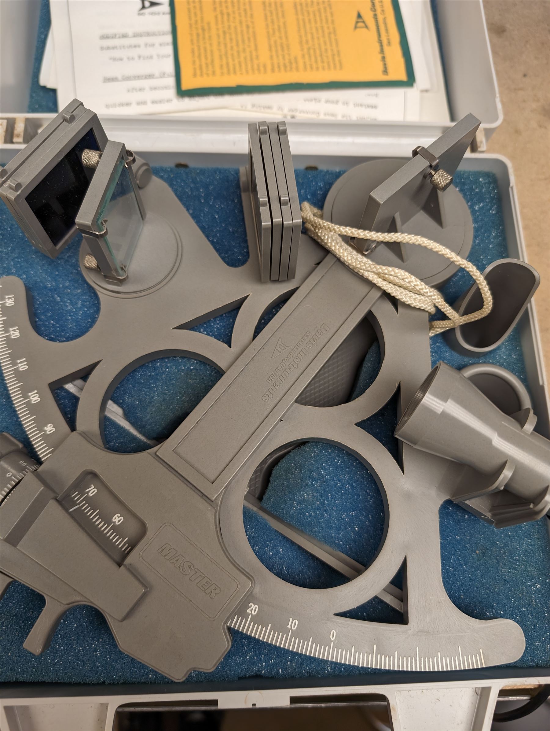 Davis Instruments Corp 'The Master Sextant', in plastic carry case