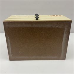 Mid 20th century Dewhurst's 'Sylko' advertising counter top three drawer chest, H14.5cm