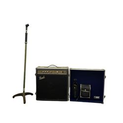 Pearl Musical Instruments Limited SS-101 amplifier No.7091 with integral flight case 48cm square