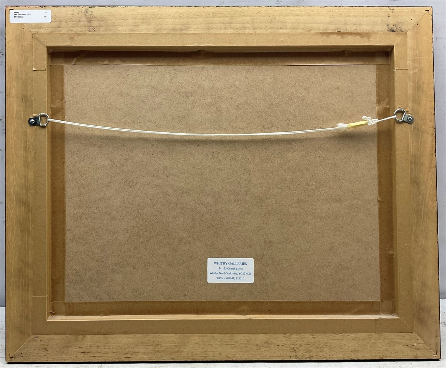 Jack Rigg (British 1927-): A Yorkshire Dales Village, possibly Appletreewick, oil on canvas board signed 34cm x 44.5cm 
Provenance: with Whitby Galleries, label verso