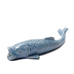 Early 20th century C H Brannam for Barum pottery wall pocket in the form of a fish, signed...