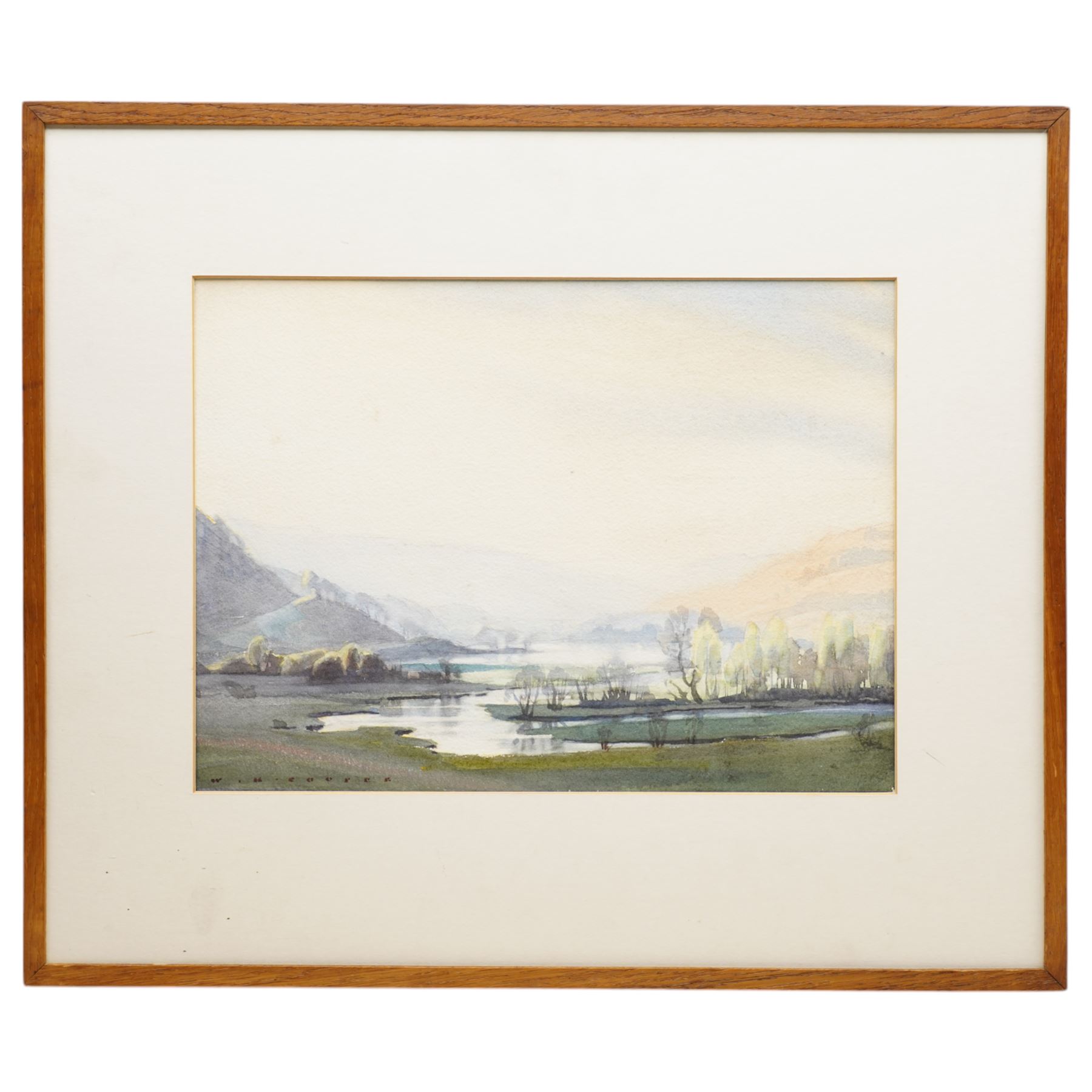 William Heaton Cooper RI (British 1903-1995): Coniston Water - Lake District, watercolour signed 28cm x 38cm