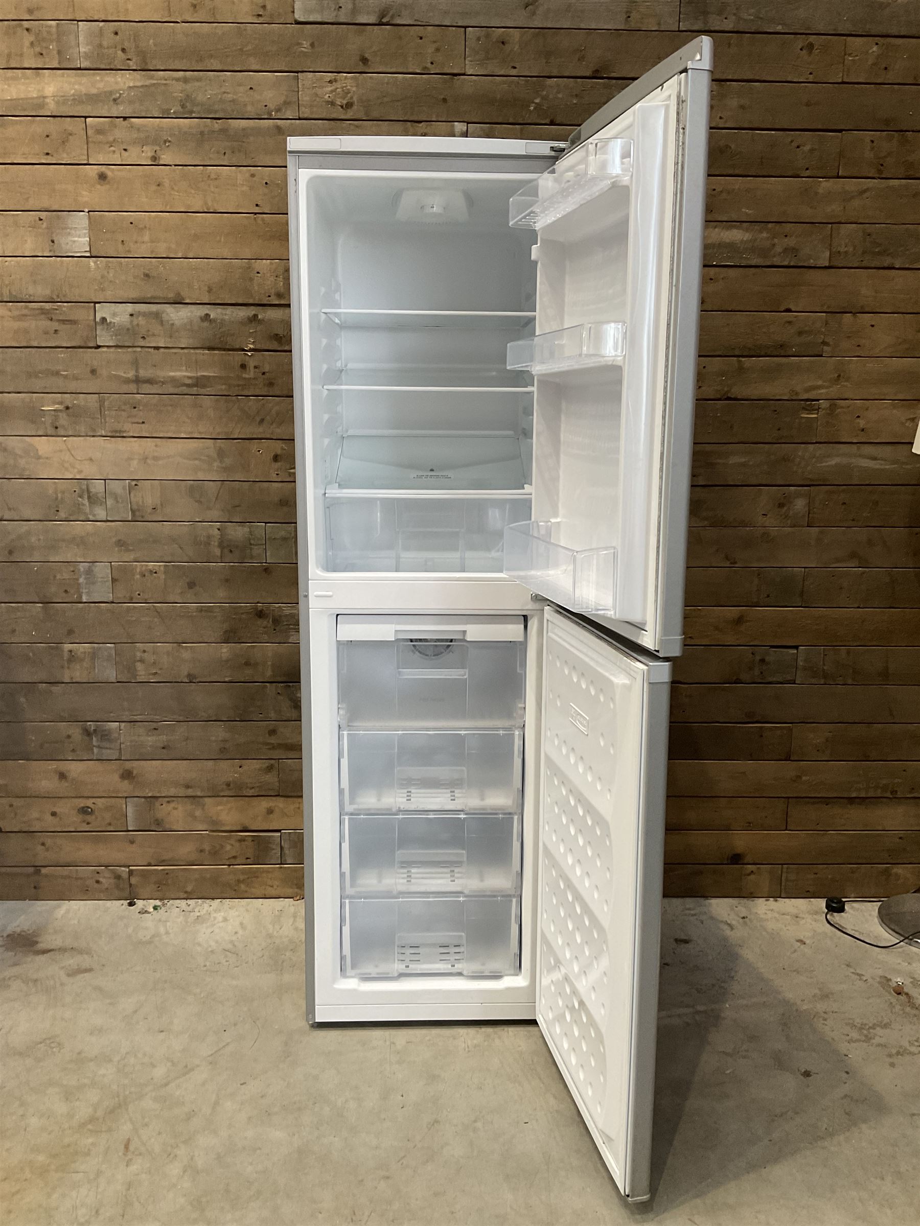Beko half and half fridge freezer