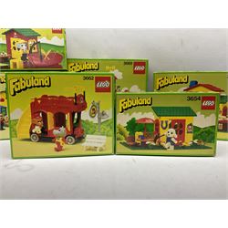 Lego Fabuland - twelve 1980s sets nos.3641, 3644, 3645, 3654, 3659, 3660, 3662, 3664, 3666, 3667, 3668 and 3669; all boxed (12)